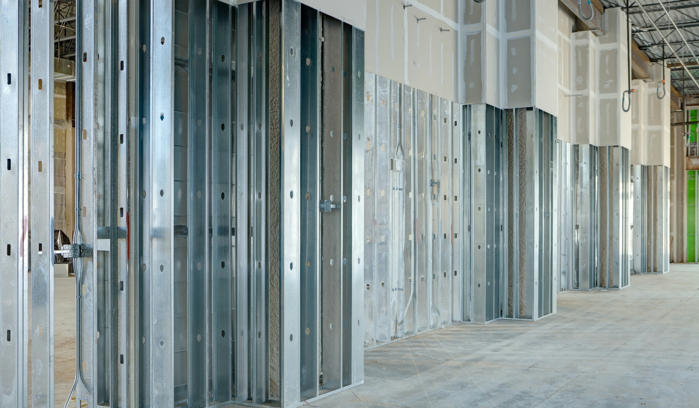 Steel stud framing