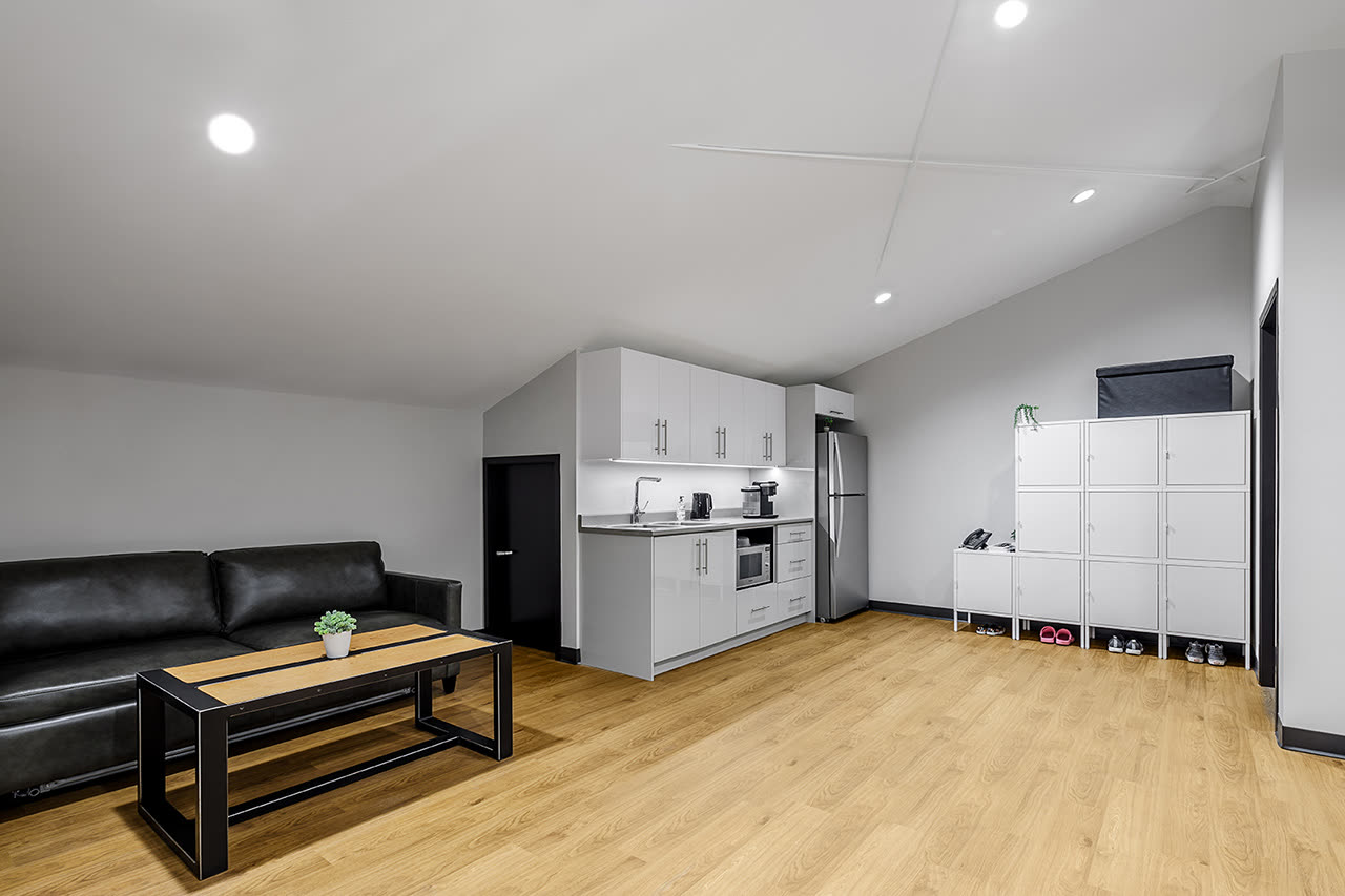 Finished interior space