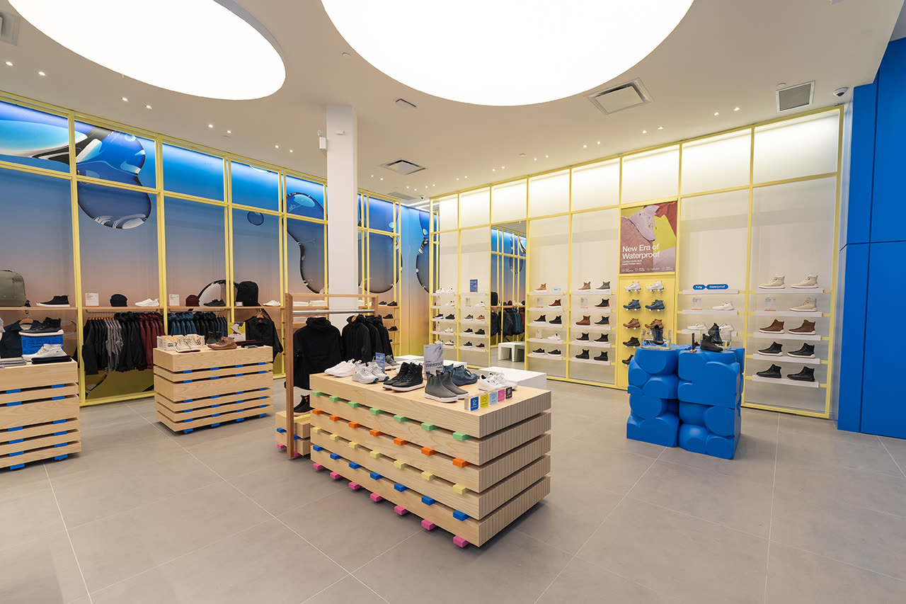 Vessi Richmond retail interior